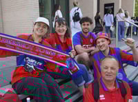 WATCH: Aldershot fans arrive in Wembley for FA Trophy Final