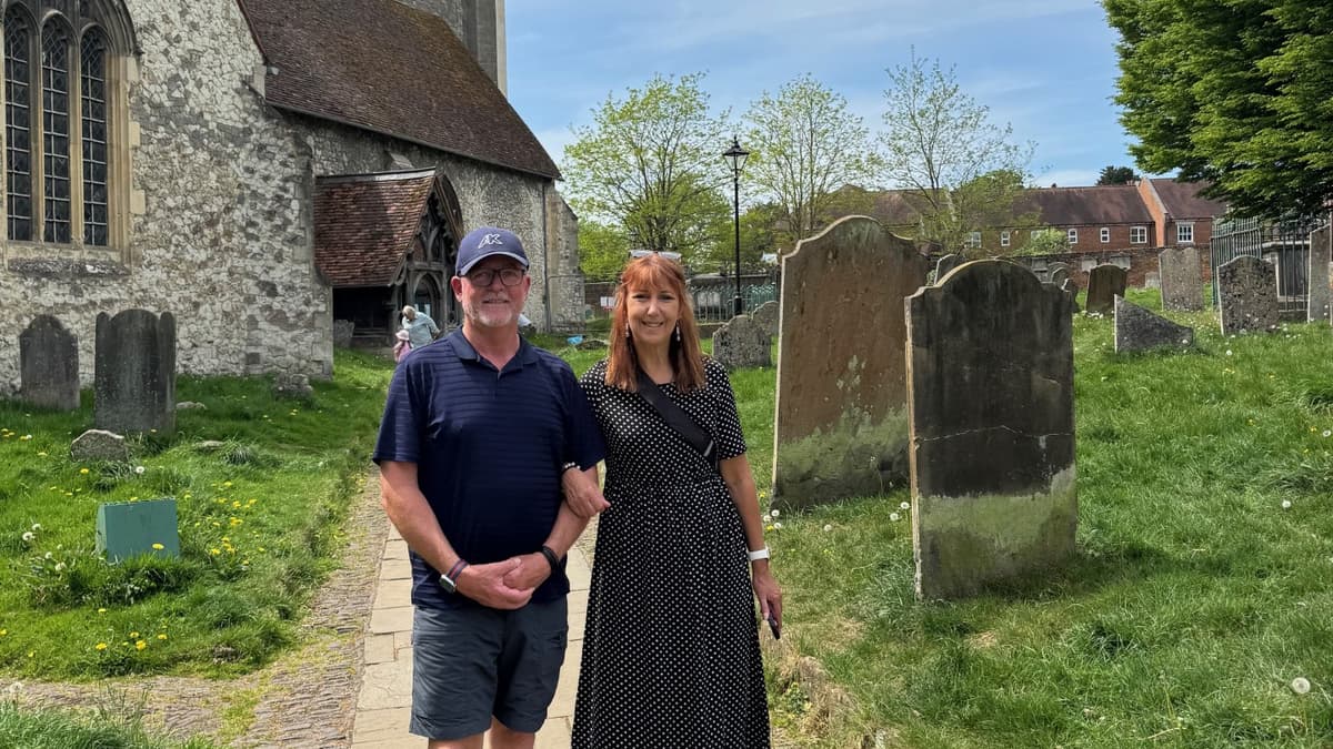 Aussie couple travel 10,000 miles to retrace family’s Farnham heritage