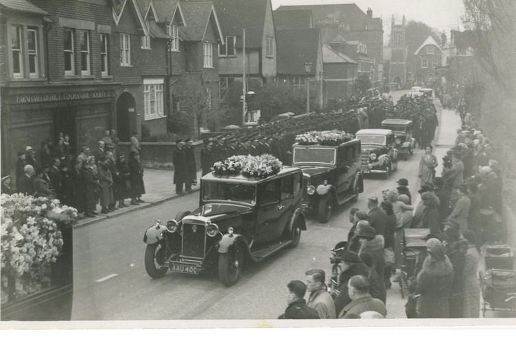 Thomas James Runnegar Funeral Procession