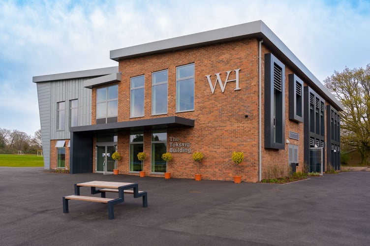 The new Sandi Toksvig building at Woolmer Hill 