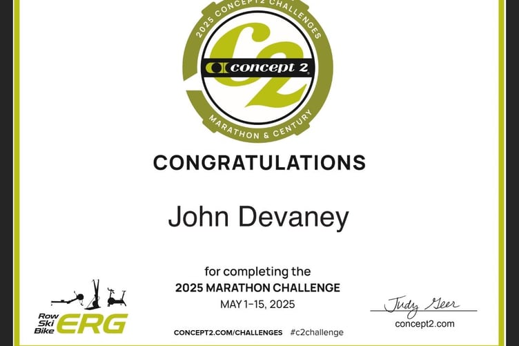 John Devaney's Certificate