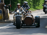 Beers, beards and bikes: Distinguished gentlemen pour into Hogs Back
