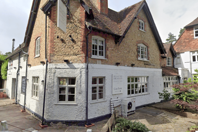 Bel & The Dragon public house in Churt.