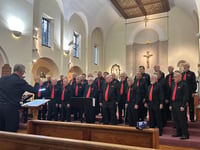 Choir performance raises the church roof