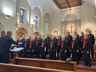 Choir performance raises the church roof