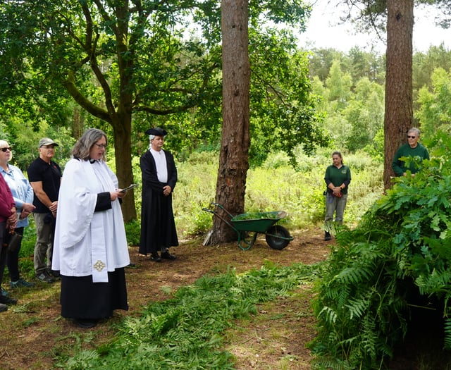 WATCH: Blessing of the Bower tradition continues in Woolmer Forest