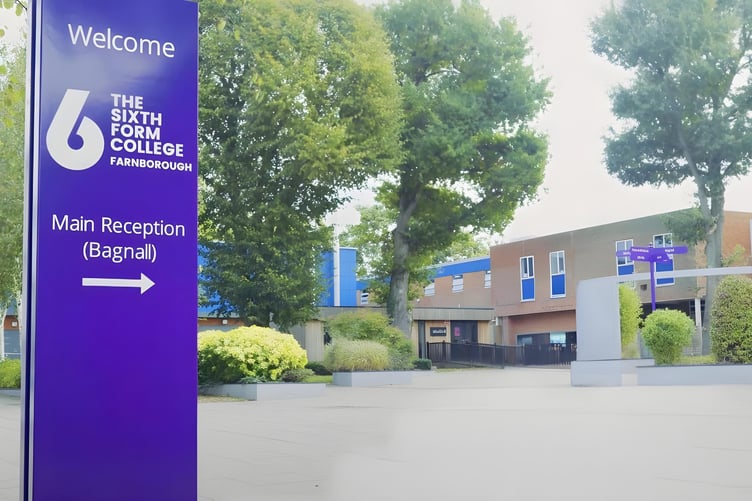The Sixth Form College Farnborough.