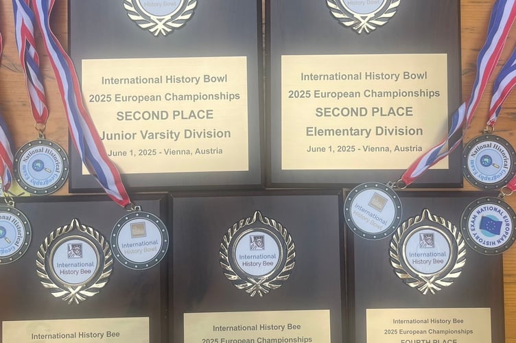 Heath End School Vienna medal haul