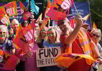 WATCH: Teachers take to picket line at Alton College in protest against redundancies