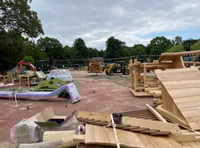 WATCH: New playground installation underway in Gostrey Meadow