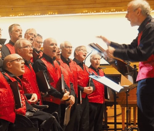 Natural Bourne entertainers as choir warms up for summer concert