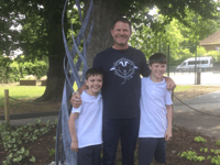 TV star Steve Backshall inspires students at Farnham school