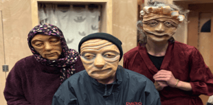 Masks, puppets and tea-making: Three is the magic number