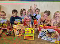 CBeebies Bing delivers toy bundle to Haslemere nursery