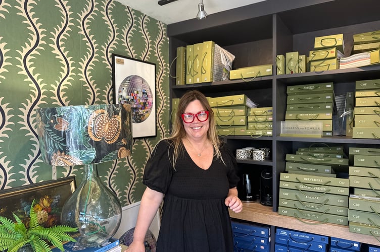Laura Jandac, co-owner of The Upholsterer, has had to change how she runs her business due to low footfall in the town