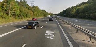 Serious accident closes A3(M) at Horndean: Air ambulance in attendance
