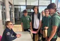 Star students as Helen Sharman, first Briton in space, gives Weydon talk