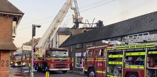 VIDEO: Firefighters dampen serious fire in Petersfield town centre