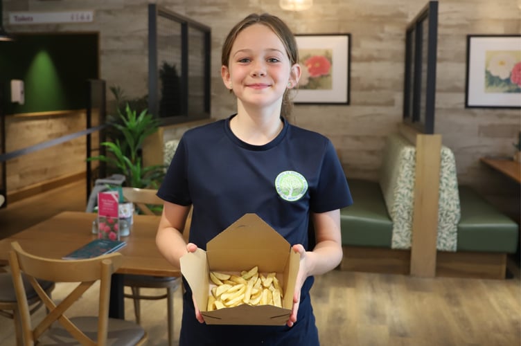 Pupils from Grayswood Primary School enjoy harvesting their potato crops and then enjoying the spuds being turned into tasty fresh chips!