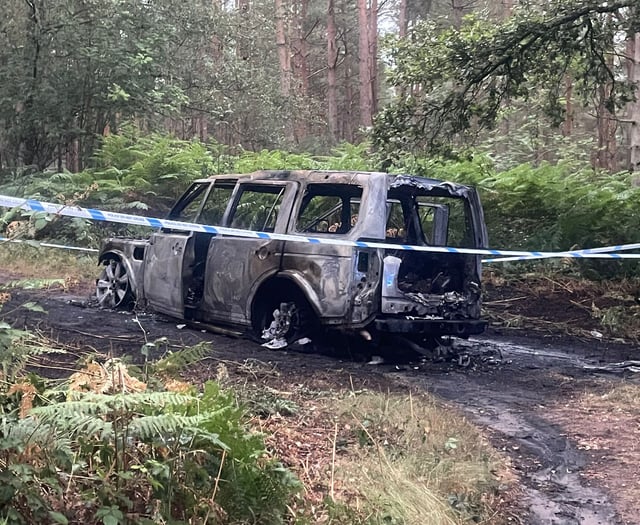 Car fire link to spate of early morning burglaries around East Hants