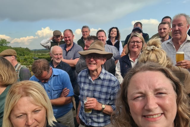 Farmer's wife goes from field to fame in Clarkson beer advert