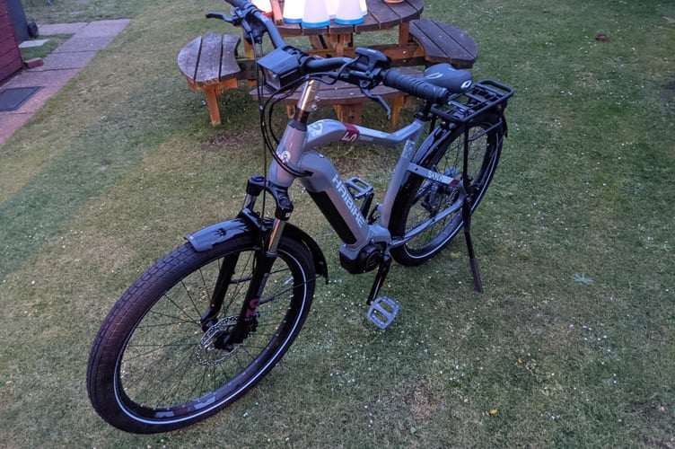 Roy’s grey Haibike SDURO Trekking 4.0 was stolen while he was delivering post in central Godalming on Friday, July 18.