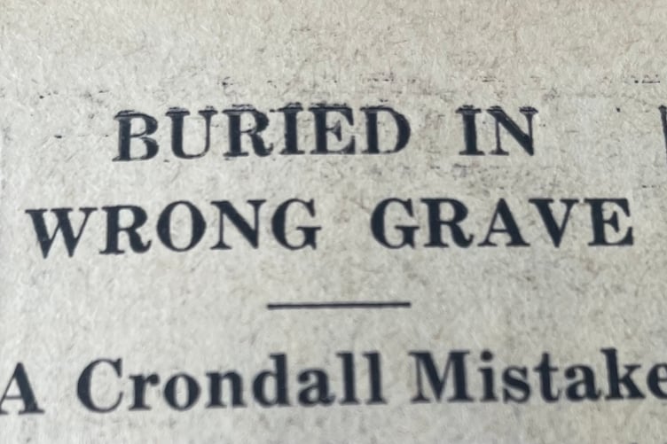 Buried in Wrong Grave