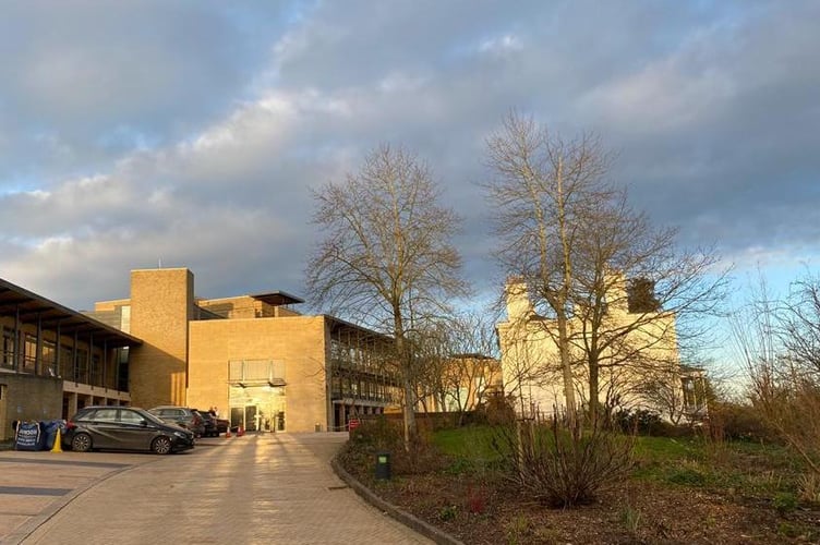 Surrey County Council headquarters, Woodhatch Place on Cockshot Hill, Reigate.