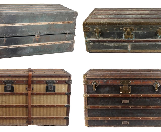 Louis Vuitton trunks cause auction frenzy