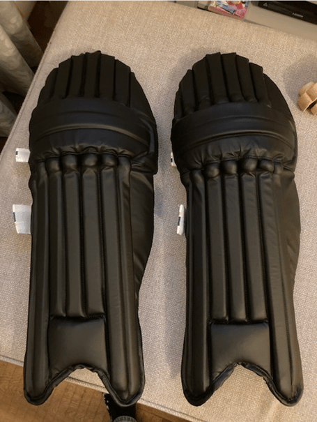 The sustainable batting pads being pioneered by UCA Farnham and Decathlon.