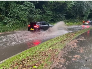 Haslemere Tesco closed and roads flooded following torrential rain