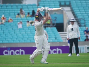 Surrey held to draw by Hampshire despite Dan Lawrence's heroics