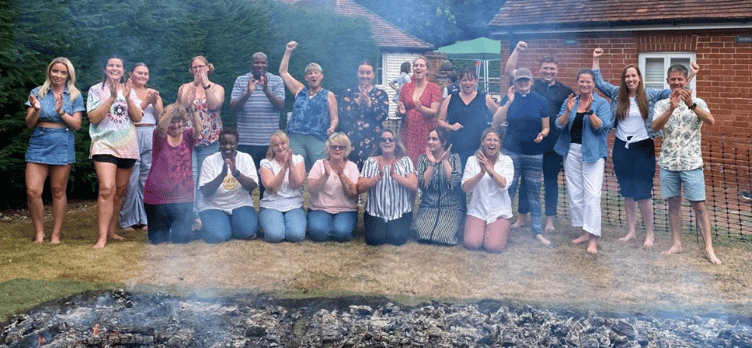 Right at Home fire walkers Guildford Farnham