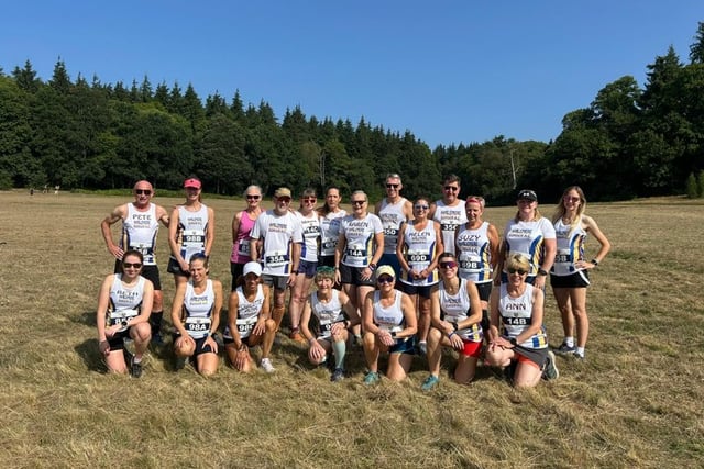 The HBAC team ready to take on the Hart 4 relay