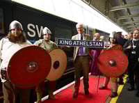 WATCH: Tom Holland unveils SWR train honouring King Athelstan