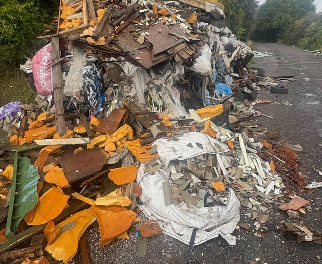 Fears after fly-tippers dump tons of asbestos