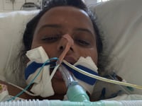 Surrey mum hospitalised with rare neurological syndrome after flight