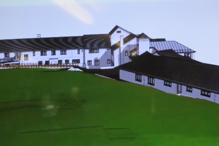 Proposed new wing at Woodlarks.