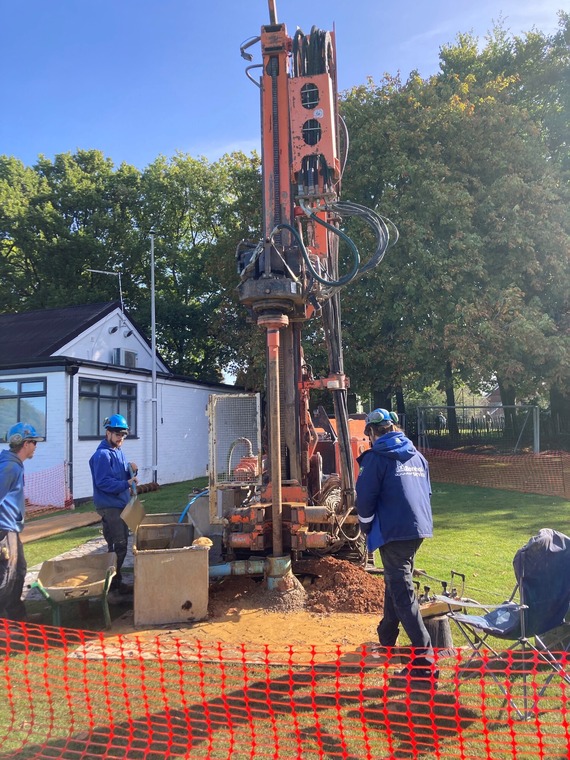 Drilling the borehole in 2023