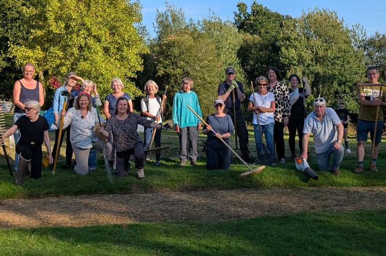 The great museum community rake off cleans up Haslemere Museum meadow