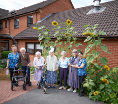 Green-fingered care home residents blossom in Haslemere