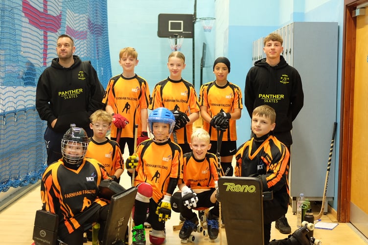 Farnham's under-15 team