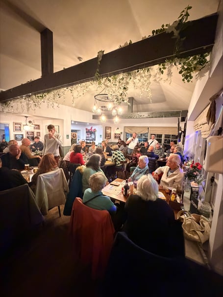 A recent quiz and karaoke night at The Six Bells pub in Hale.
