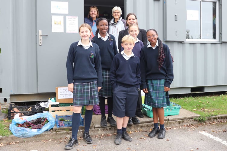 Highfield and Brookham Harvest Festival food delivery to Liphook Food Bank