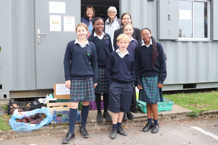 Highfield and Brookham Harvest Festival food delivery to Liphook Food Bank