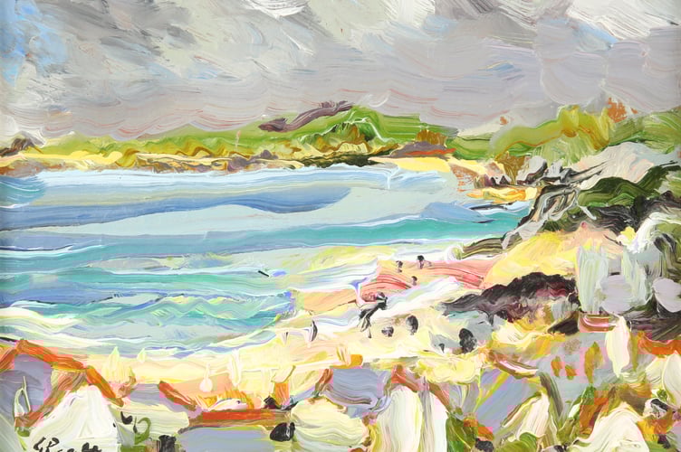 Jeffrey Pratt, View of St Ives Beneath Changing Skies.