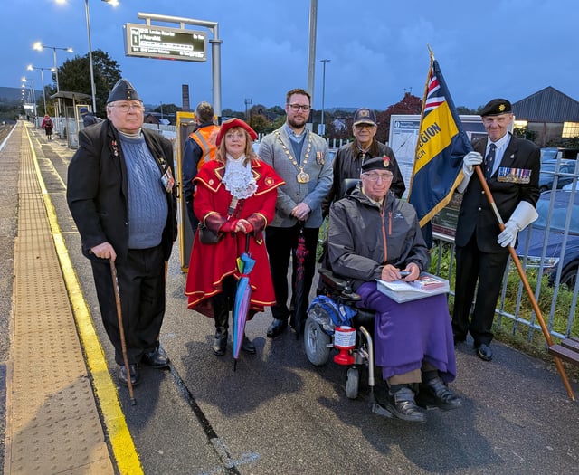 Station welcome was just the ticket for veteran RBL fundraiser 