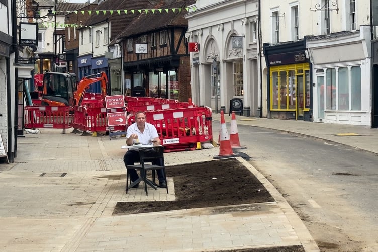 Steve Hamilton in Downing Street