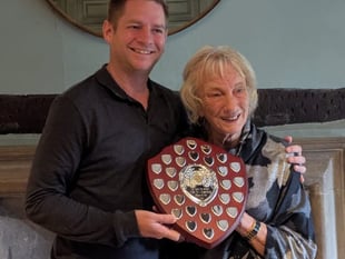 Snooker league honour Dave Tink with new trophy