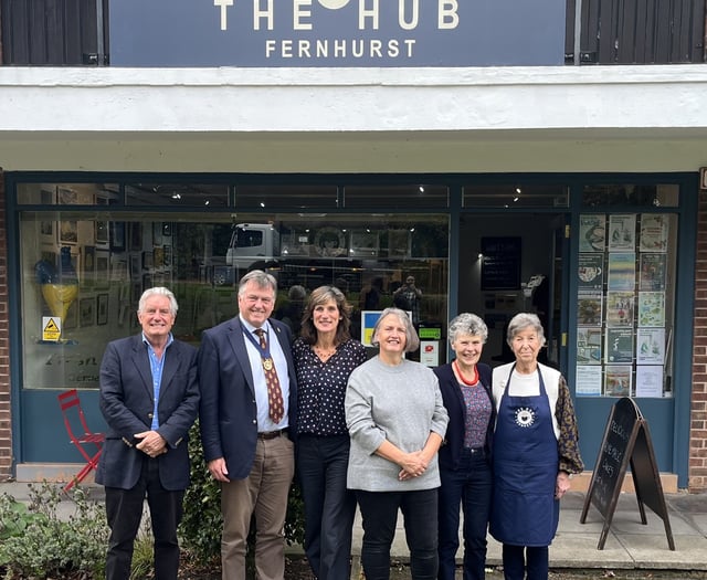 Heart of village: Fernhurst Hub celebrated by West Sussex High Sheriff